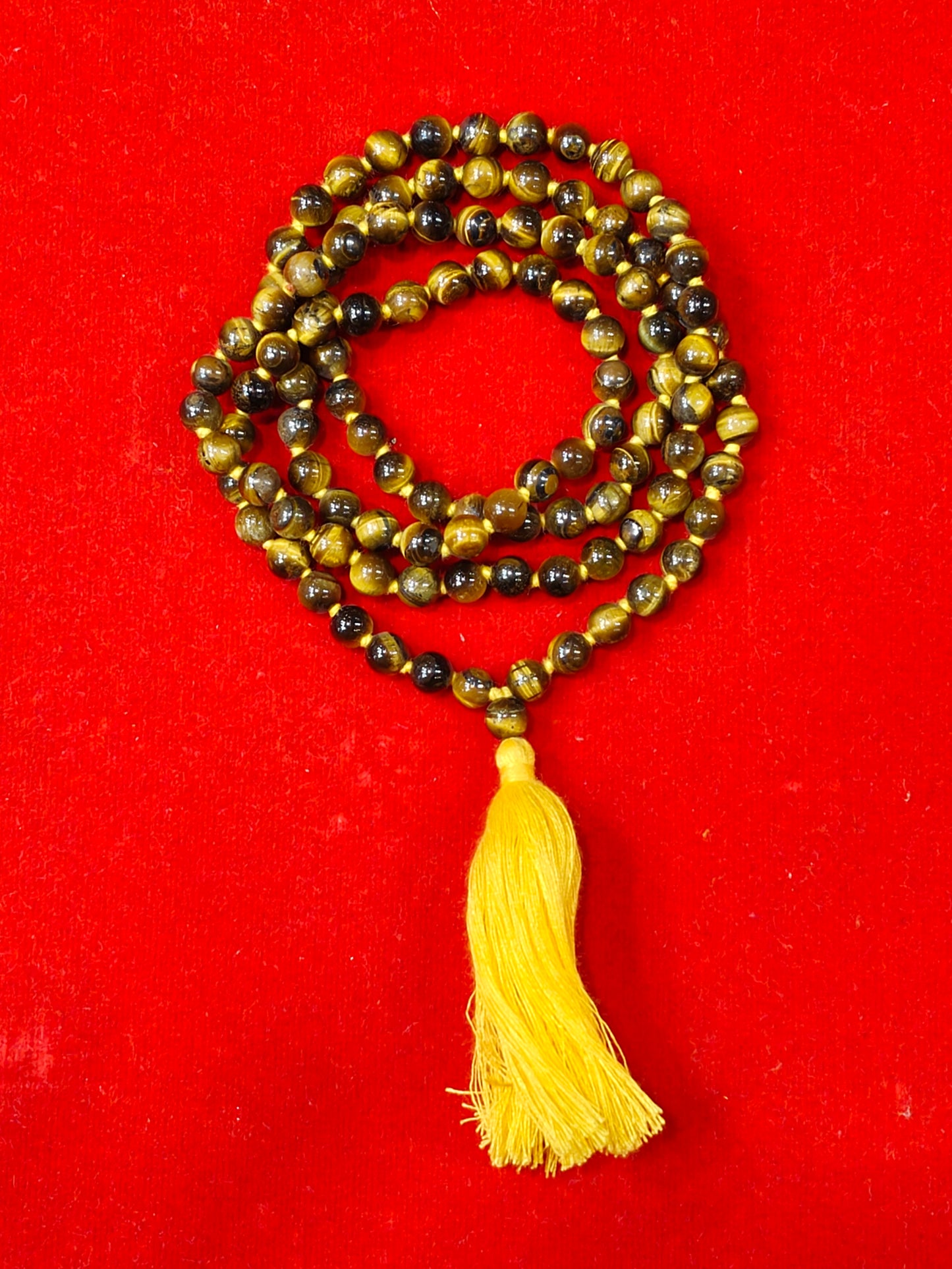 Original Tiger Eye stone mala