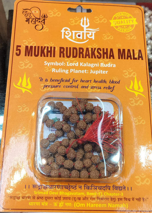Rudraksha Mala (108+1 beads)
