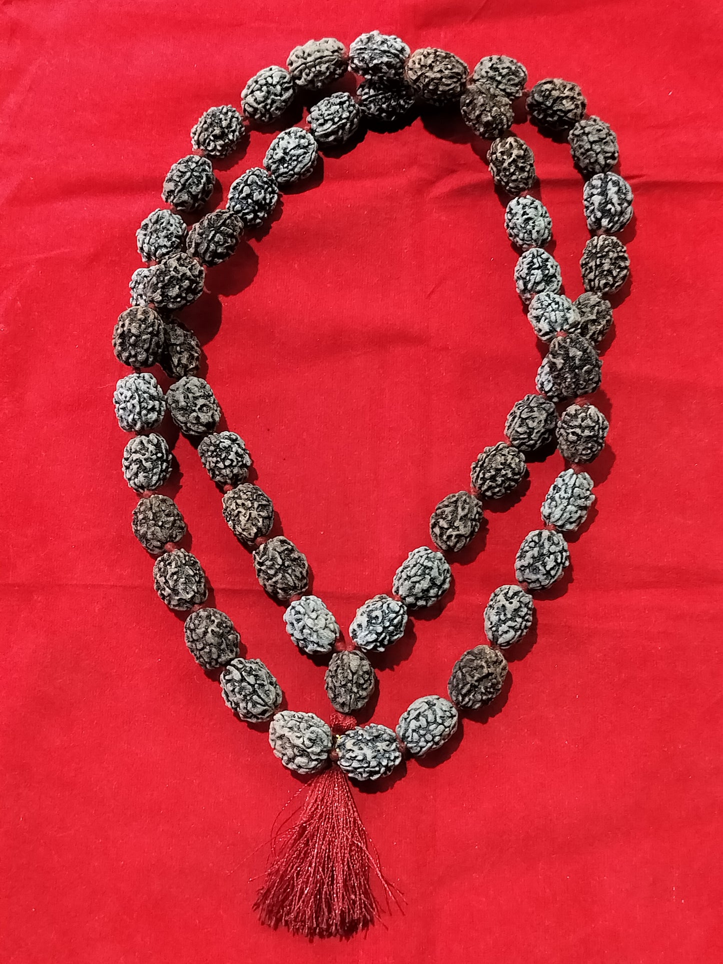 3 Mukhi Rudraksha Mala (54+1 beads)