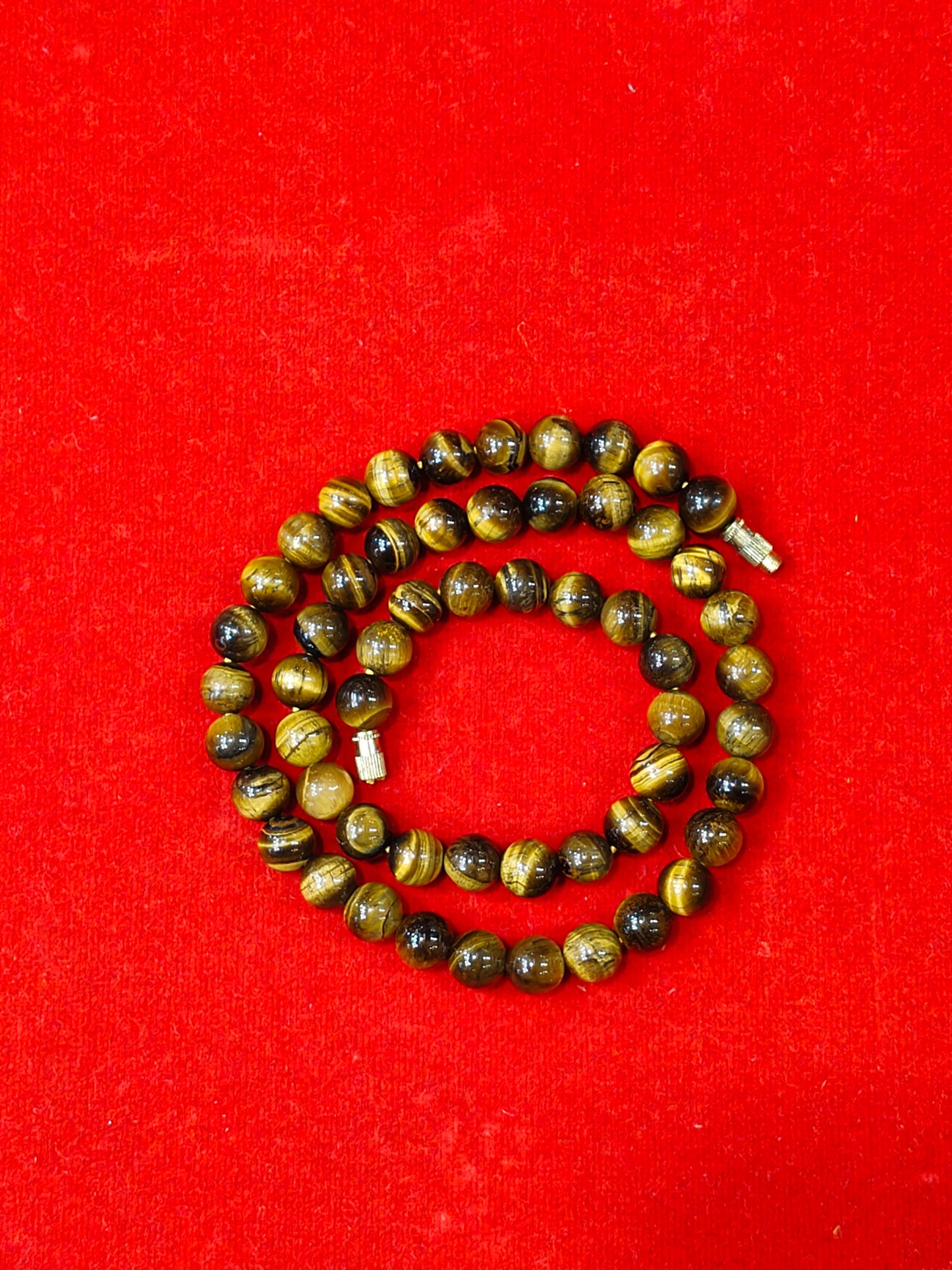Original Tiger Eye stone mala