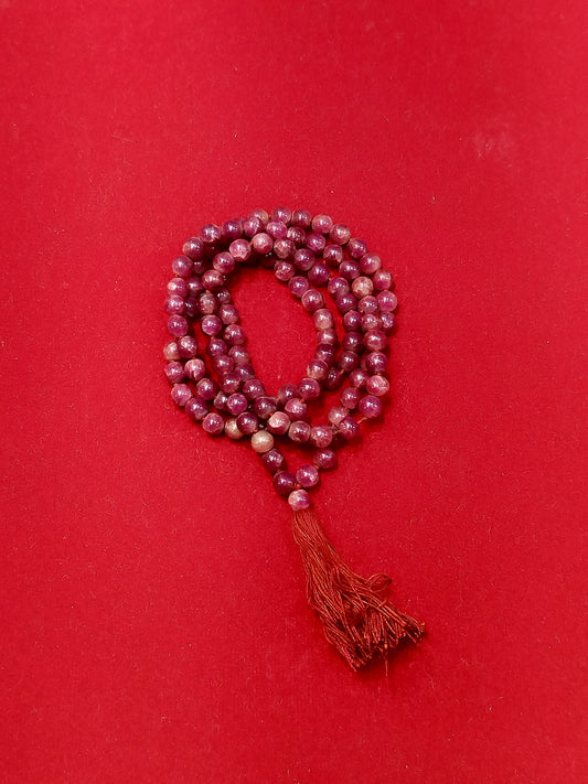 Red Agate (Ruby) Mala