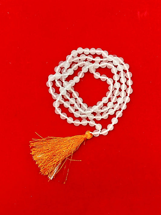 Himalayan Sphatik (Quartz) Mala