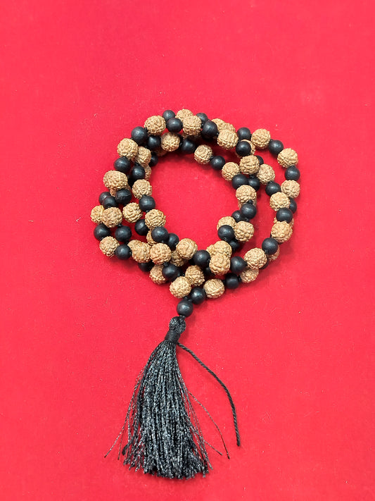 Rudraksha Karungali Mala