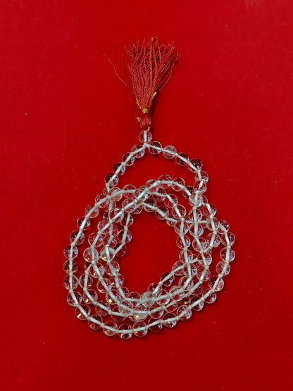 Sphatik (Quartz) Mala Premium Quality Super fine