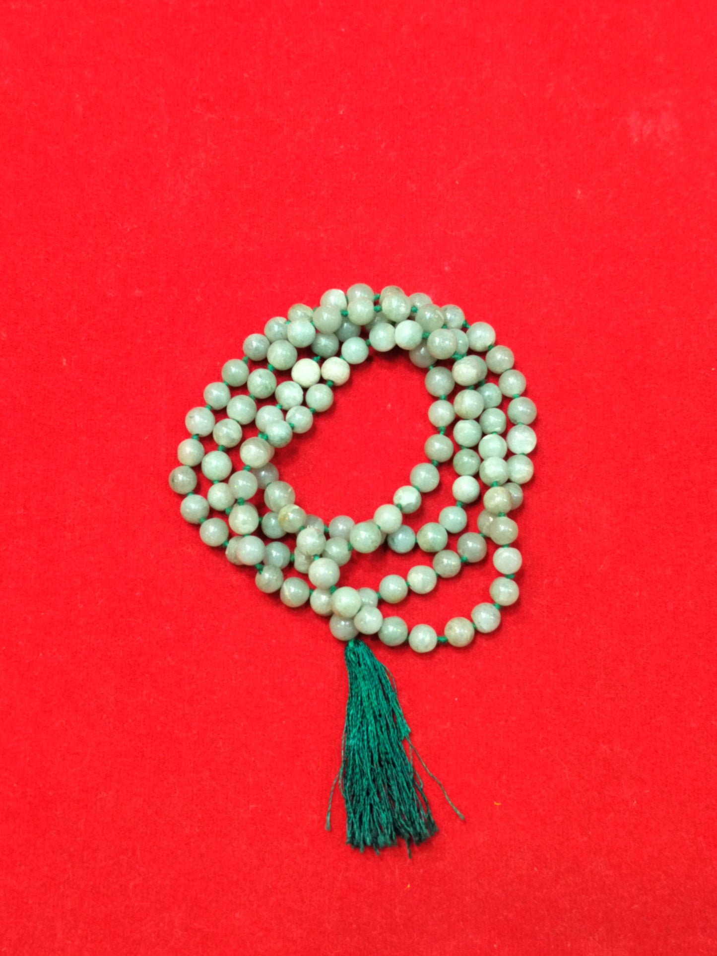 Green Aventurine Mala (108+1 beads)
