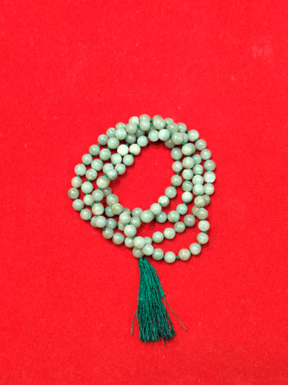 Green Aventurine Mala (108+1 beads)