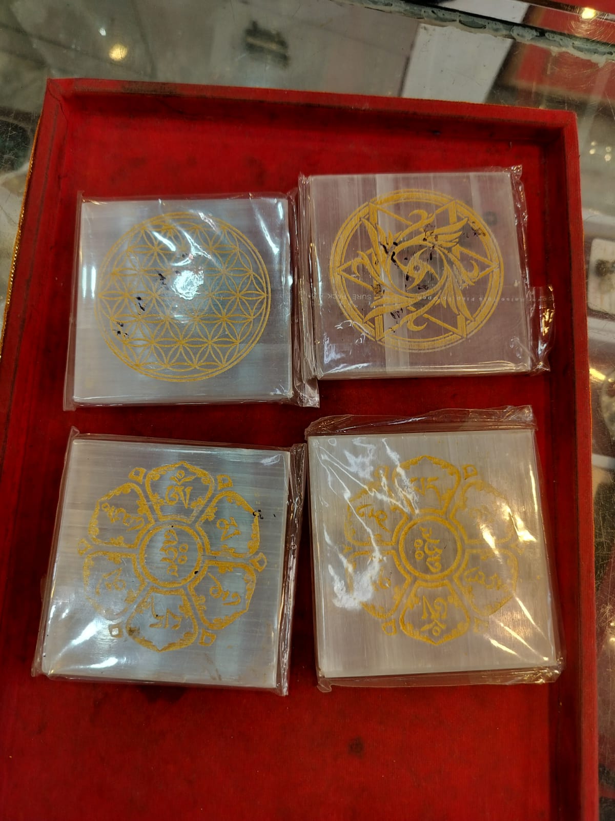 Dhan yog bracelet with free selenite plate