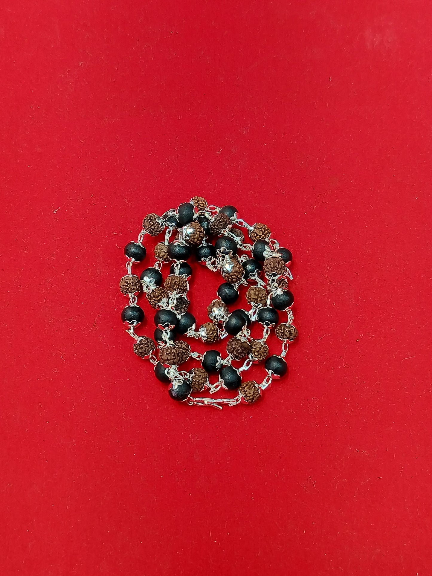 Rudraksha Karungali Mala