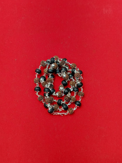 Rudraksha Karungali Mala