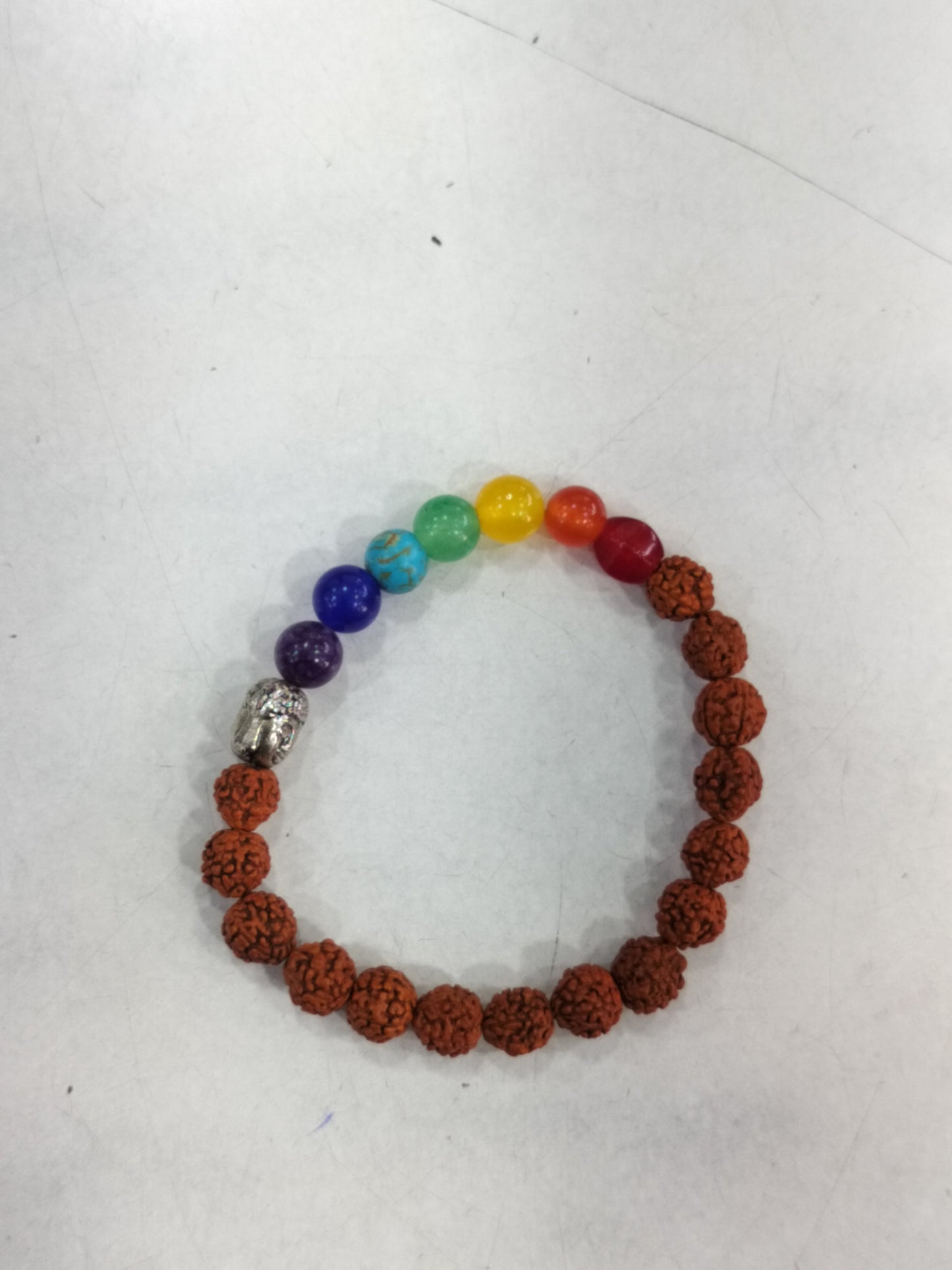 7 Chakra Bracelet with rudraksha