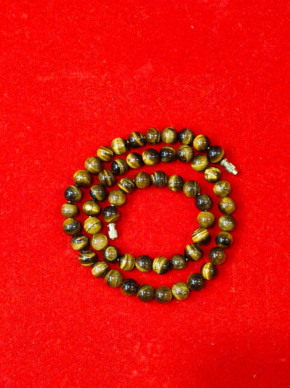 Original Tiger Eye stone mala