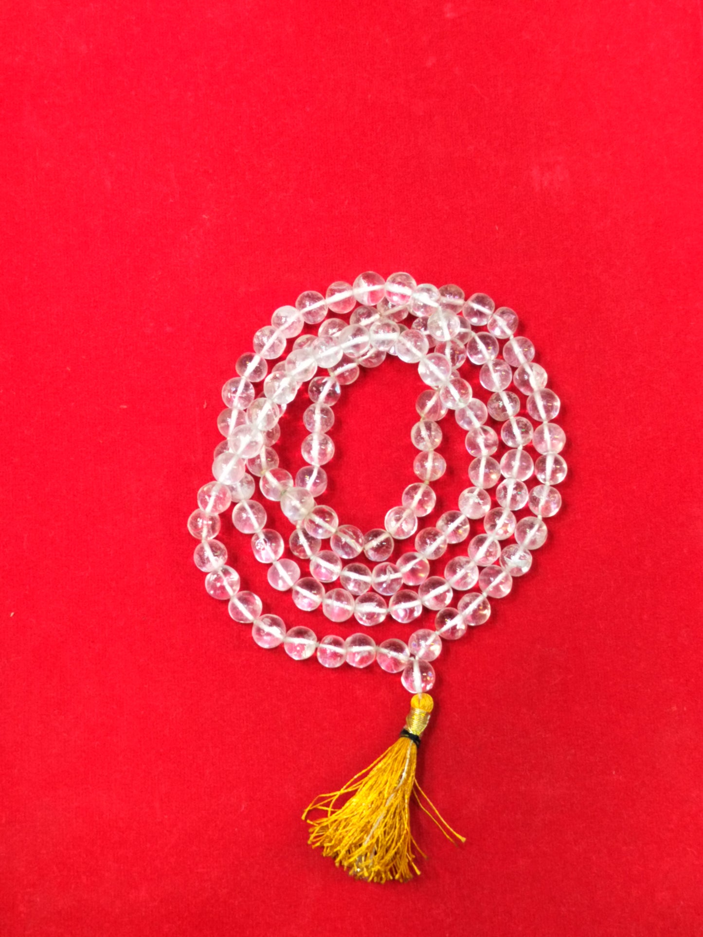 Sphatik (Quartz) Mala Premium Quality Super fine